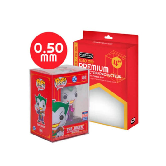EVORETRO PREMIUM Funko Pop Plastic Protector for 4 Inch  0,50 10-pack
