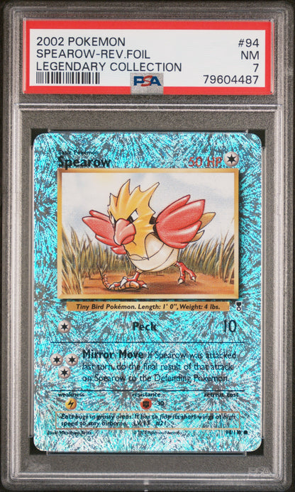 2002 Pokemon Legendary Collection 94 Spearow Rev.Foil