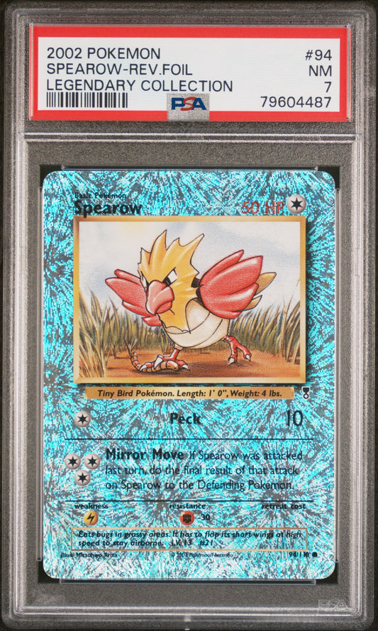 2002 Pokemon Legendary Collection 94 Spearow Rev.Foil