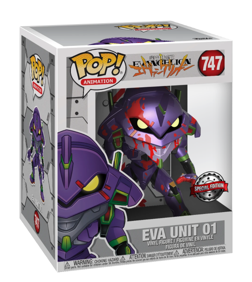 Evangelion - Eva Unit 01 Metallic Bloody 6" US Exclusive Pop! Vinyl #747