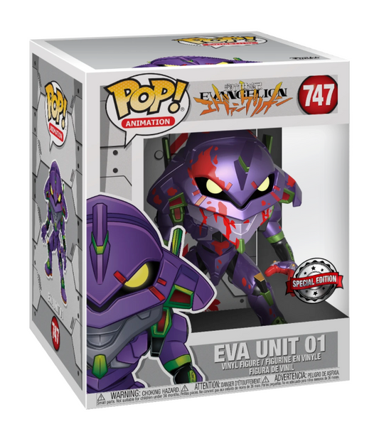 Evangelion - Eva Unit 01 Metallic Bloody 6" US Exclusive Pop! Vinyl #747