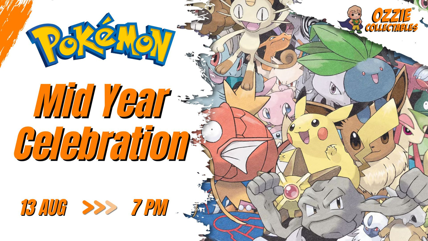 Pokemon - Mid Year Celebration Thursday 13th August 7pm