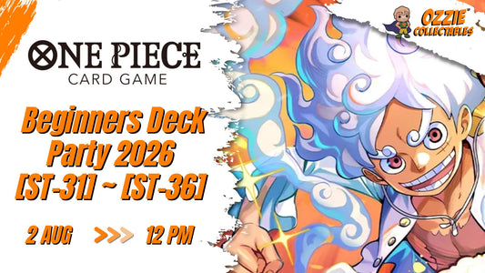 ONE PIECE CARD GAME - Beginners Deck Party 2026 [ST-31]~[ST-36] - Sunday 2nd August 12pm