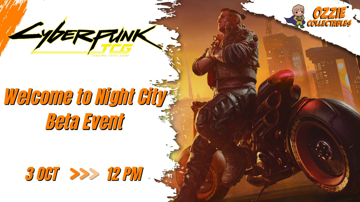 Cyberpunk TCG - Welcome to Night City Beta Event - Saturday 3rd October 12pm