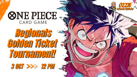 ONE PIECE CARD GAME - Regionals Golden Ticket Tournament! - Saturday 3rd October 12pm
