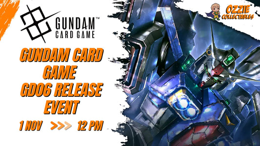 GUNDAM CARD GAME GD06 Release Event Sunday 1st November 12pm