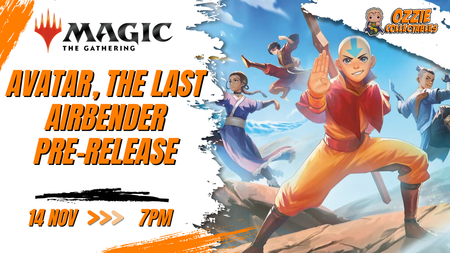 Magic The Gathering - Avatar, the Last Air Bender Pre-release - Friday November 14th 7PM