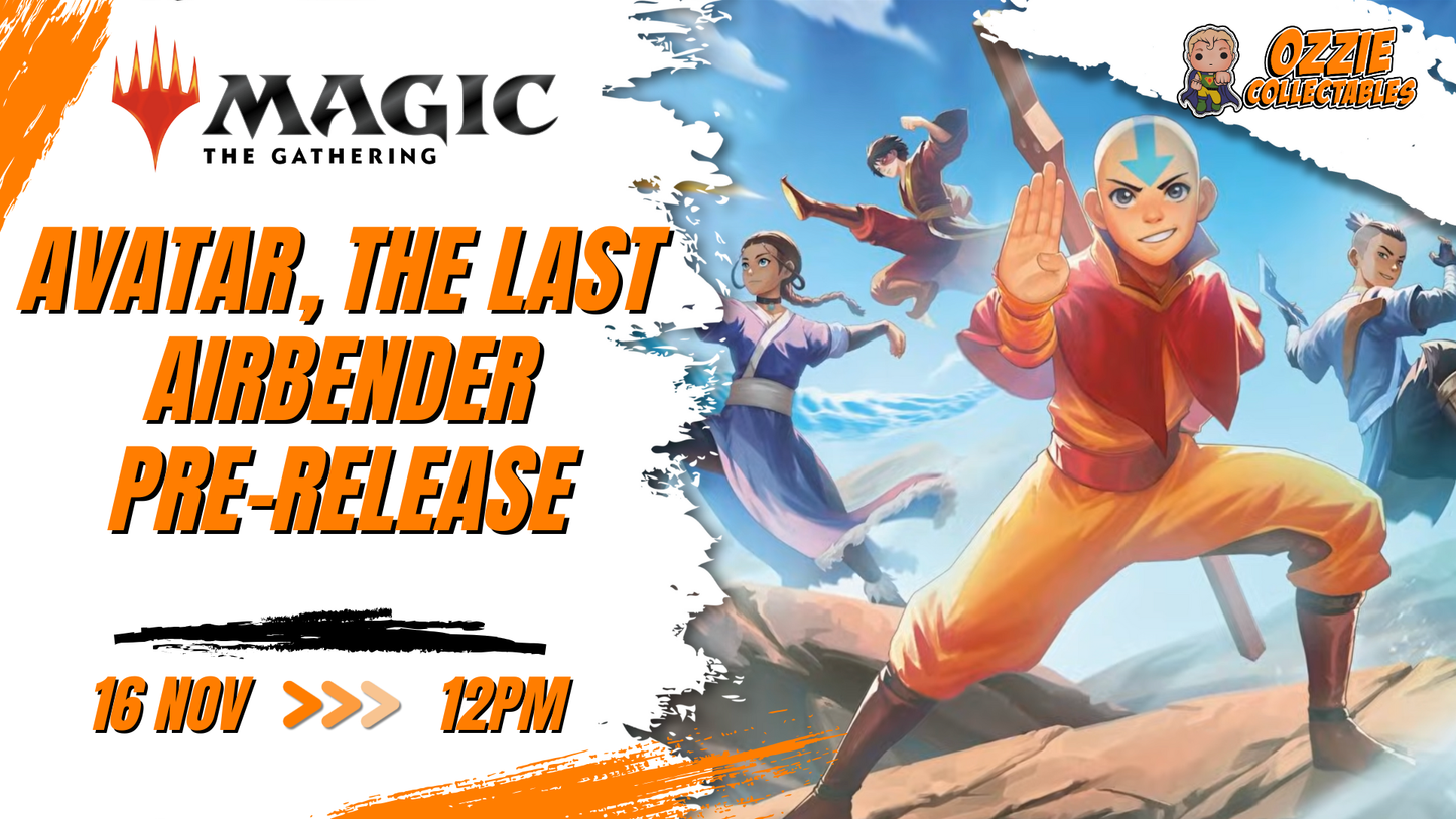 Magic The Gathering - Avatar, the Last Air Bender Pre-release - Saturday November 15th 12PM