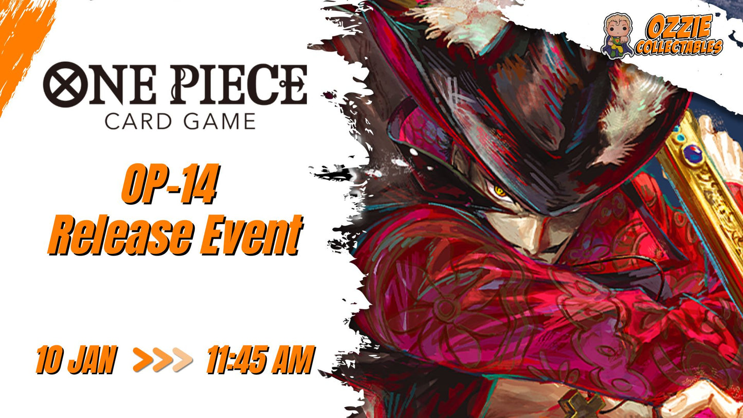 ONE PIECE CARD GAME OP-14 Release Event Saturday 10th January 11:45am