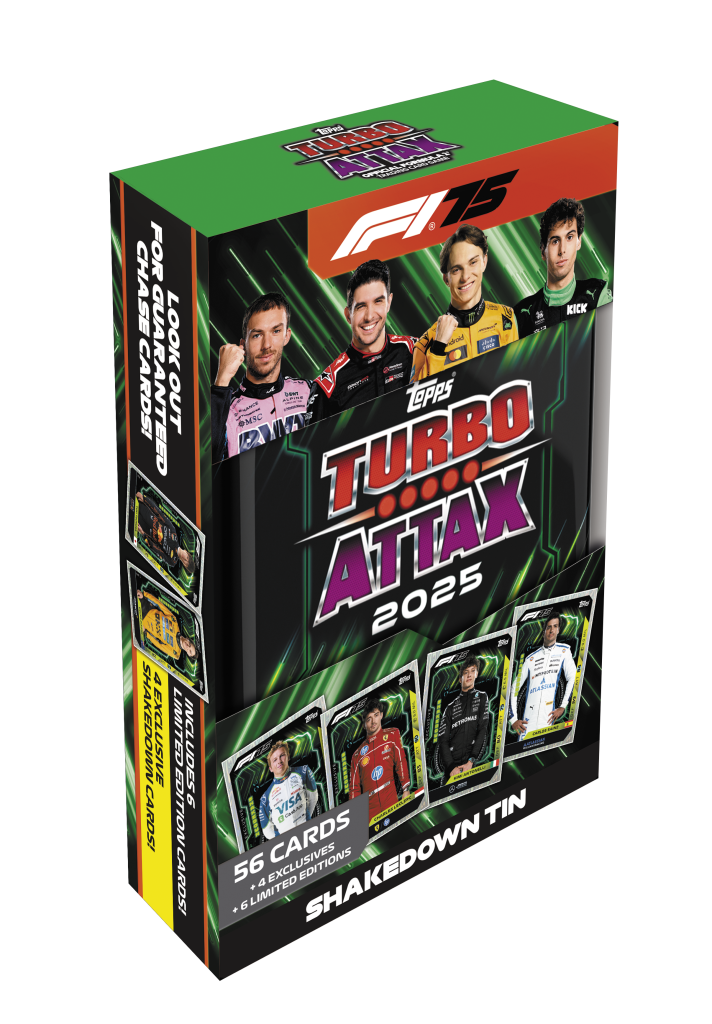 F1 Turbo Attax 2025 Mega Tin