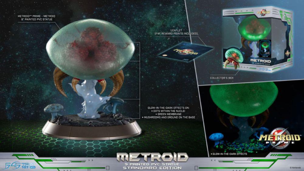 Metroid Prime - Metroid 9" PVC Statue