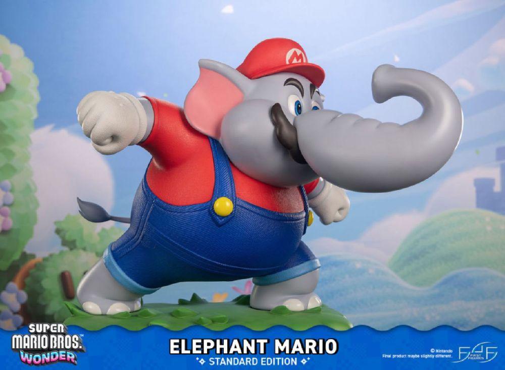Super Mario Bros. Wonder - Elephant Mario Resin Statue