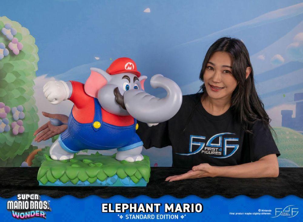 Super Mario Bros. Wonder - Elephant Mario Resin Statue