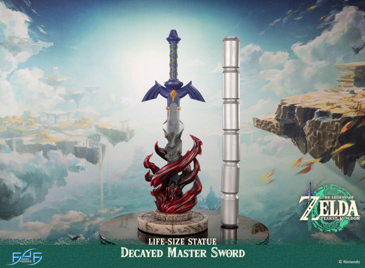 The Legend of Zelda:Tears of the Kingdom - Decayed Master Sword Life-Size Statue