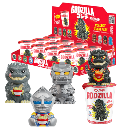 Rokimoto - Godzilla Vinyl Figure Blind Box 12ct CDU (Wave 4)