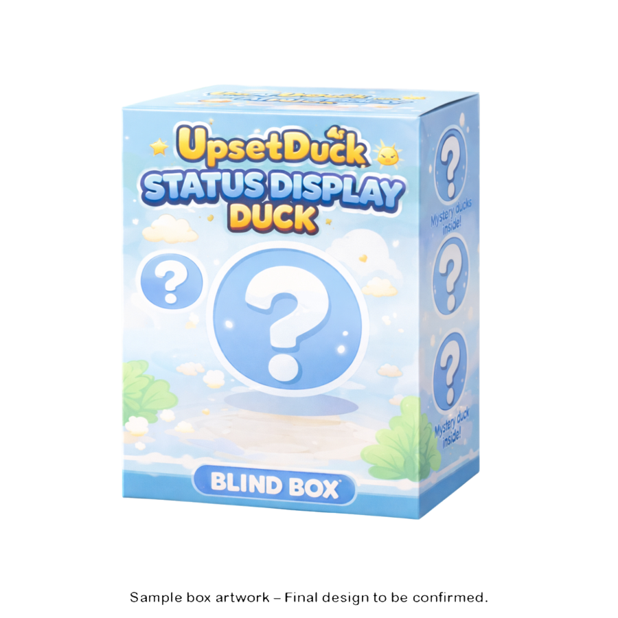 UpsetDuck - Status Display Duck Vinyl Figure Blind Box (Display of 6)