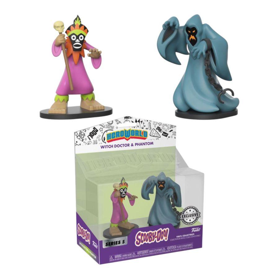 Scooby Doo - Hero World Witch Doctor & Phantom 2-pack
