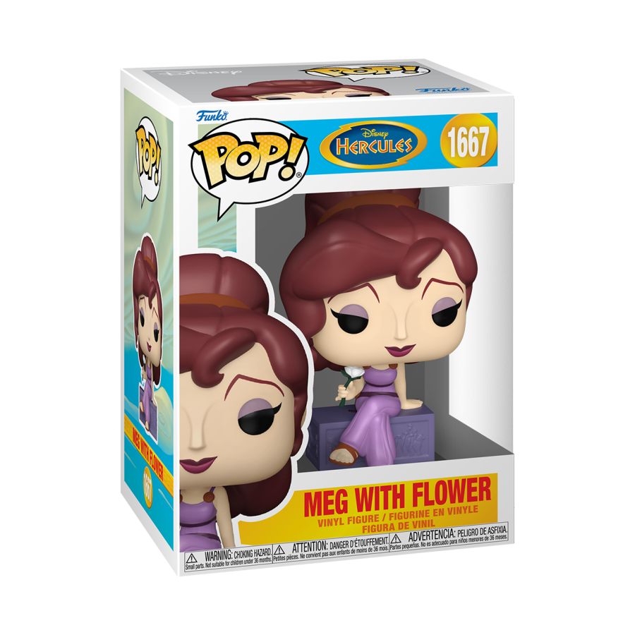 Hercules (1997) - Megara with Flower Pop! Vinyl
