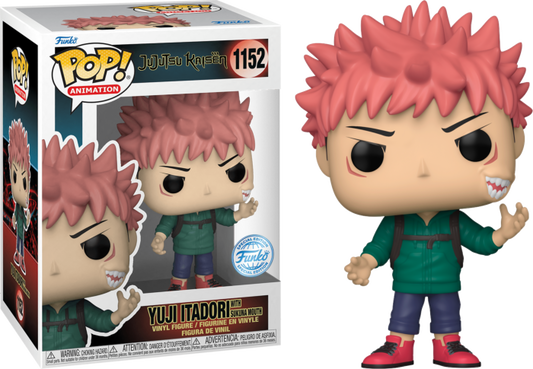 Jujutsu Kaisen - Yuji Itadori (Sukana Mouth) US Exclusive Pop! Vinyl