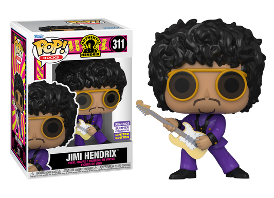 Jimi Hendrix - Purple Jimi Hendrix SDCC 2023 Summer Convention Exclusive Pop! Vinyl
