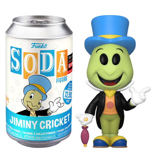 Pinocchio - Jiminy Cricket C2E2 2024 Chicago Comic Con Exclusive Vinyl Soda Figure