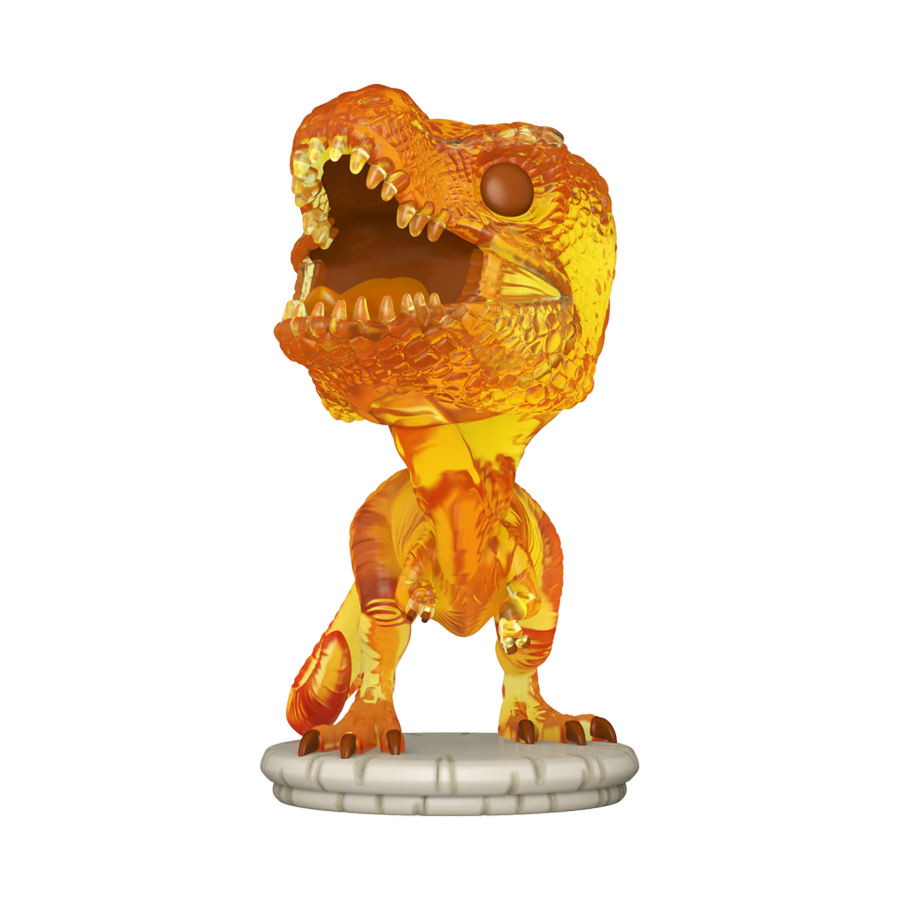 Jurassic Park - Tyrannosaurus Rex (Amber) US Exclusive Translucent Pop! Vinyl