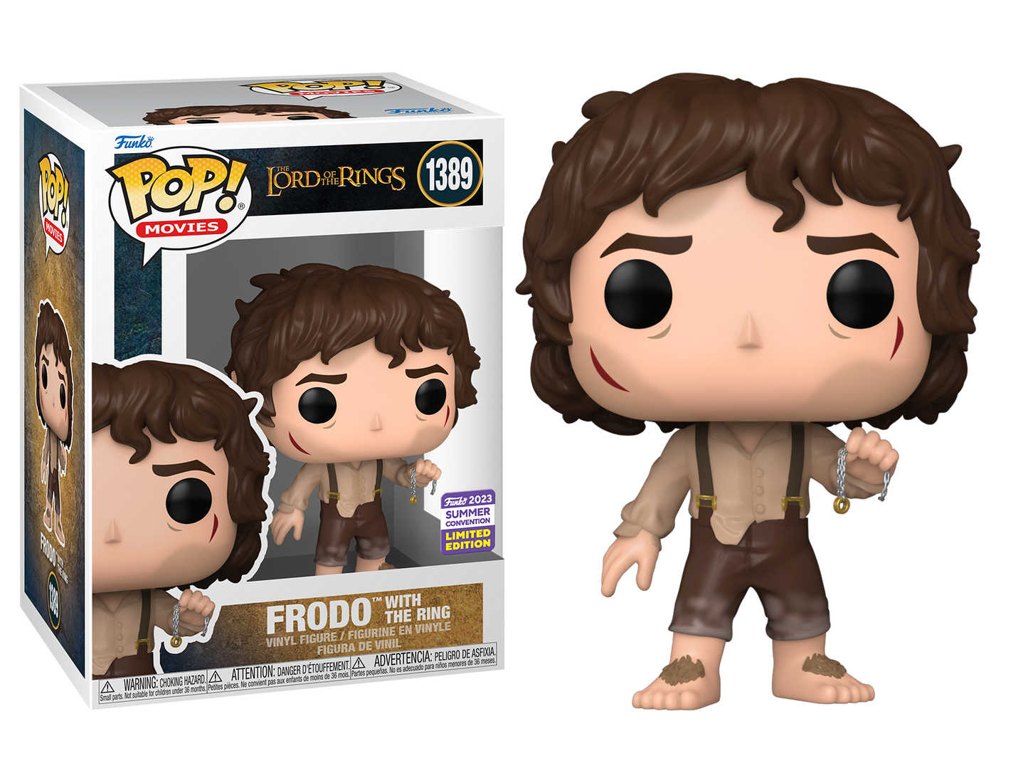 The Lord of the Rings - Frodo with the Ring SDCC 2023 Summer Convention Exclusive Pop! Vinyl