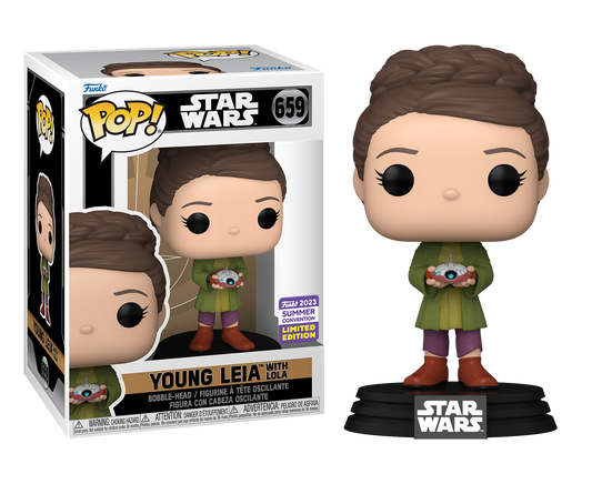 Star Wars: Obi Wan Kenobi - Leia with Lola SDCC 2023 US Exclusive Pop! Vinyl