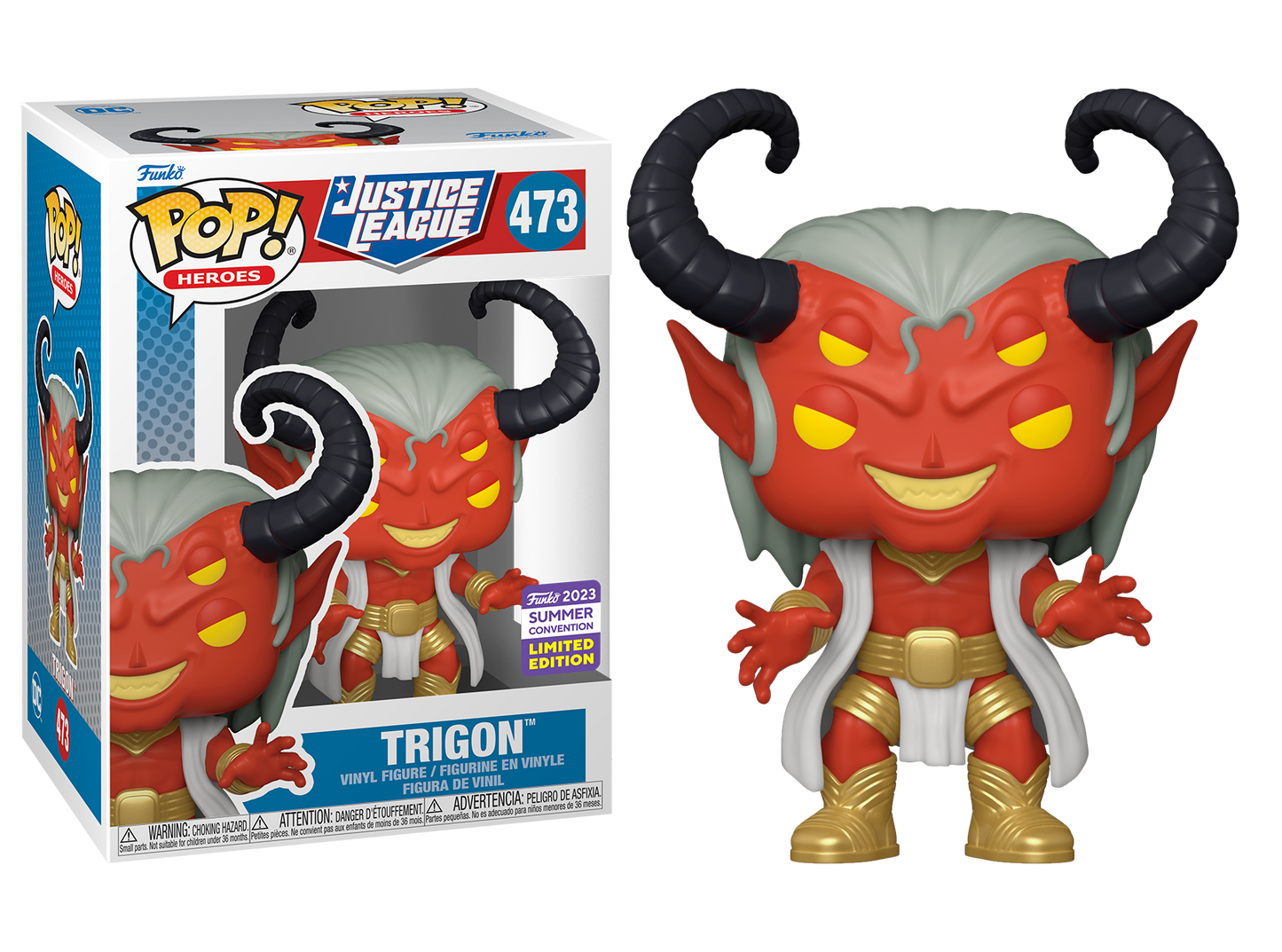 Justice League - Trigon SDCC 2023 Summer Convention Exclusive Pop! Vinyl