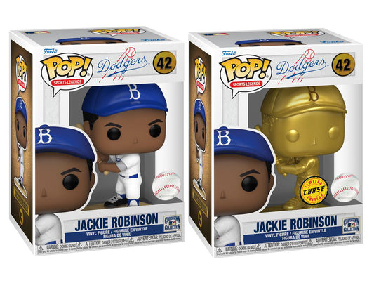MLB: Legends - Jackie Robinson Pop! Vinyl Chase Bundle