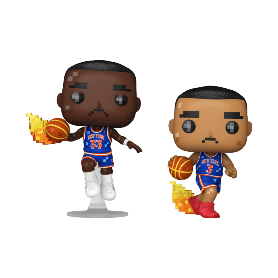 NBA JAM: Knicks - Patrick Ewing & John Starks 8-Bit Pop! Vinyl 2-Pack