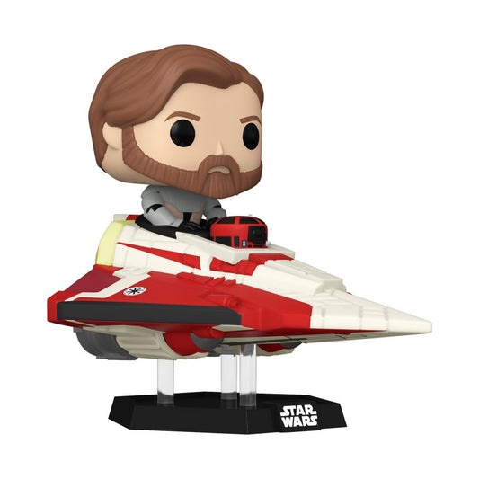 Star Wars: The Clone Wars - Obi-Wan in Delta 7 US Exclusive Pop! Ride