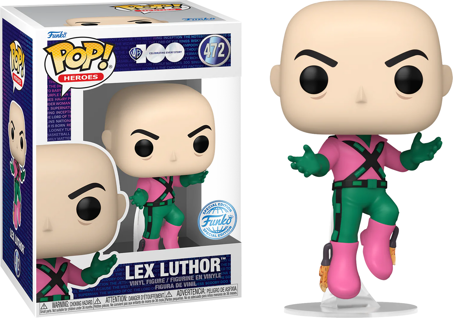 Superman - Lex Luthor Warner Bros 100th Anniversary Pop! Vinyl #472