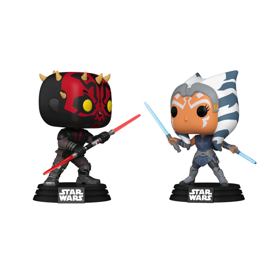 Star Wars: Clone Wars - Maul Vs Ahsoka US Exclusive Pop! 2 Pack