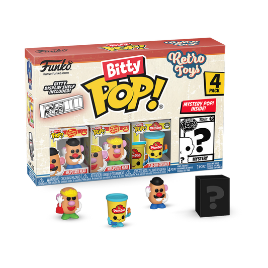 Retro Toys - Mr. Potato Head Bitty Pop! 4-Pack