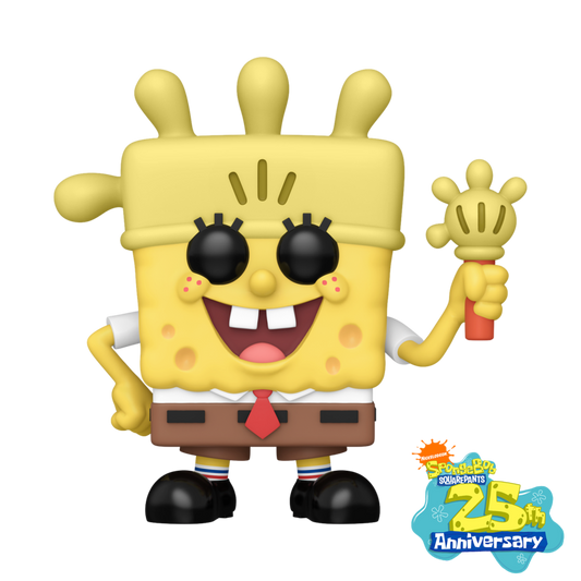 Spongebob: 25th Anniversary - Glove World Spongebob Pop! Vinyl