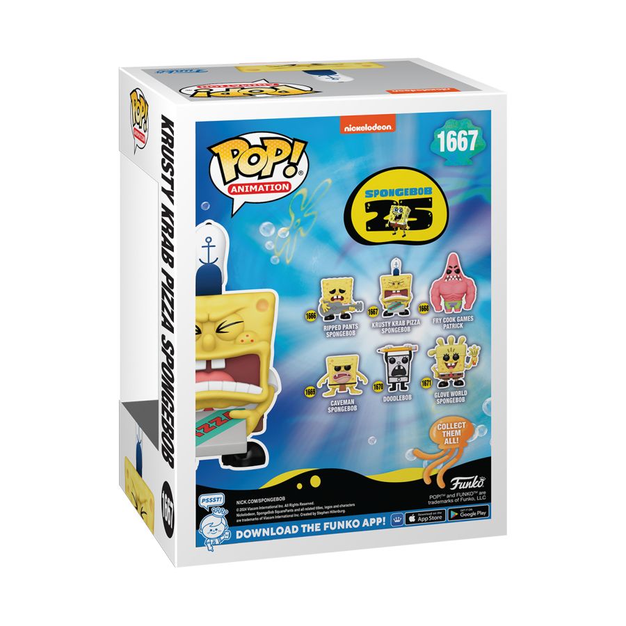 Spongebob: 25th Anniversary - Krusty Krab Pizza Spongebob Pop! Vinyl