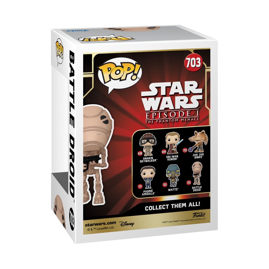 Star Wars: Phantom Menace 25th Anniversary - Battle Droid Pop! Vinyl