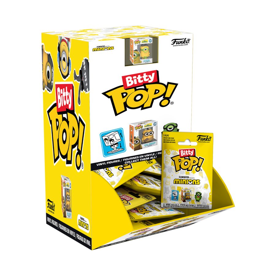 Minions - Bitty Pop! Blind Bag Assortment (Display of 32)