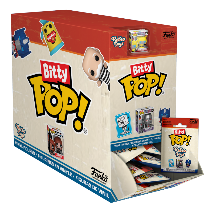 Retro Toys - Bitty Pop! Blind Bag Assortment (Display of 32)