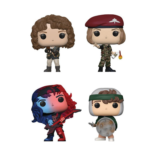 Stranger Things - Nancy, Robin, Eddie & Dustin US Exclusive Pop! 4-Pack