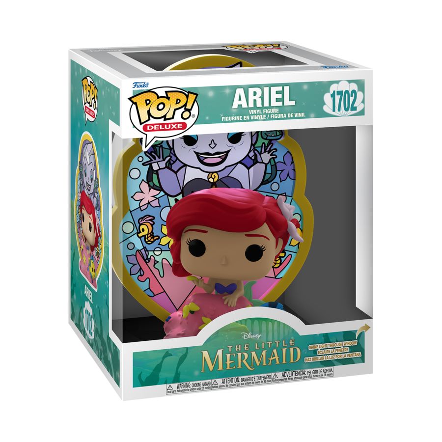 The Little Mermaid (1989) - Ariel (Stained Glass) Pop! Deluxe