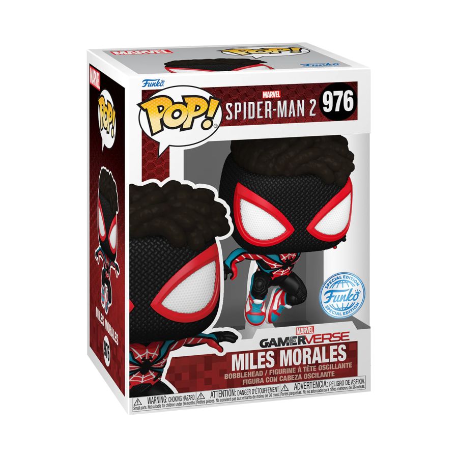 Spiderman 2 (VG'23) - Miles Morales in Evolved Suit US Exclusive Pop! Vinyl