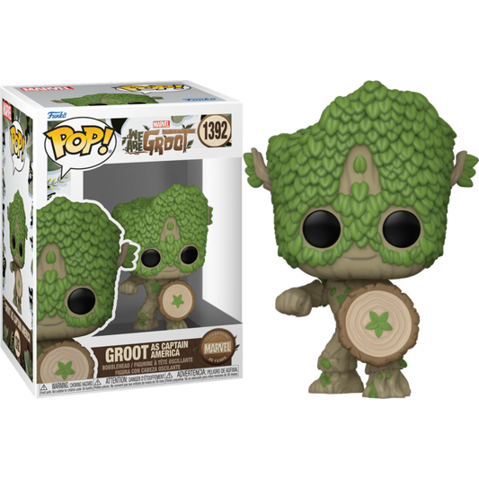 We Are Groot - Groot Captain America (Marvel: 85th Anniversary) Pop! Vinyl