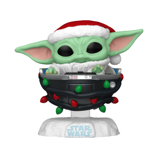 Star Wars: The Mandolorian - Grogu Pram Holiday Pop! Vinyl