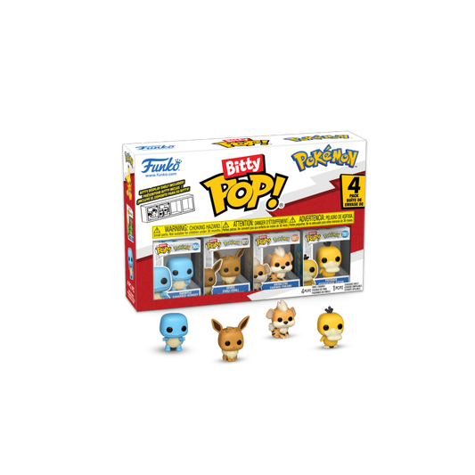 Pokemon - Squirtle Bitty Pop! 4-Pack