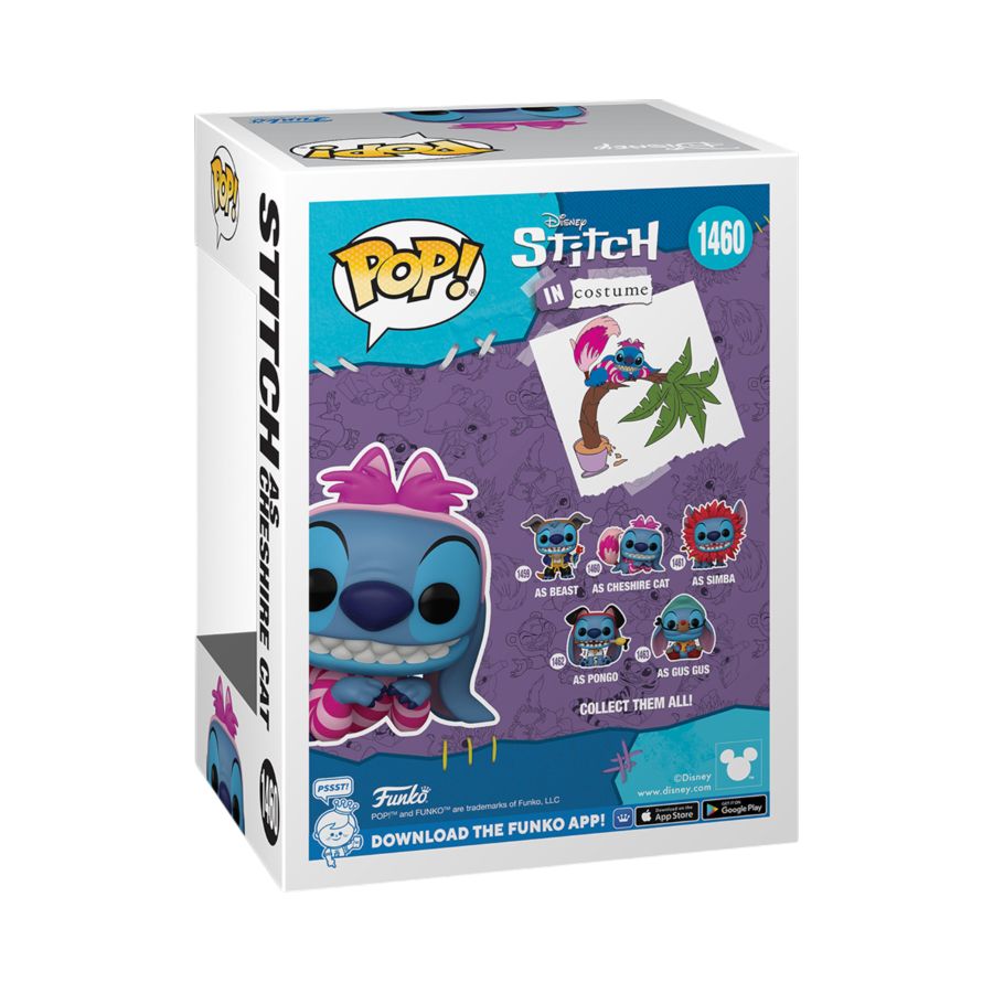 Disney - Stitch in Cheshire Cat Costume US Exclusive Glitter Pop! Vinyl