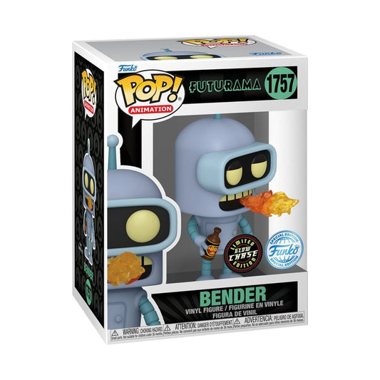 Futurama - Bender US Exclusive CHASE Pop! Vinyl #1757