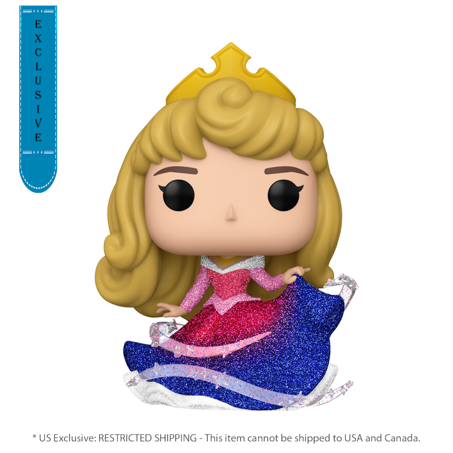 Sleeping Beauty - Aurora Sleeping US Exclusive Diamond Glitter Pop! Vinyl