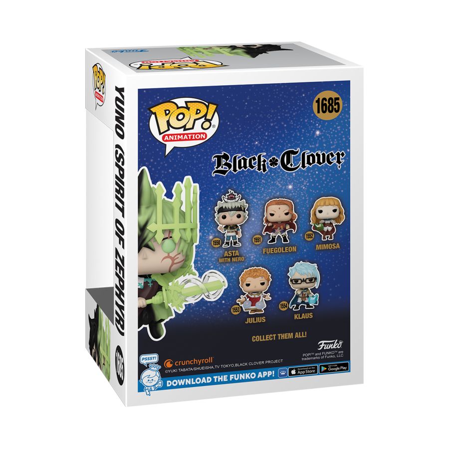 Black Clover - Yuno (Spirit of Zephyr) US Exclusive Pop! Vinyl